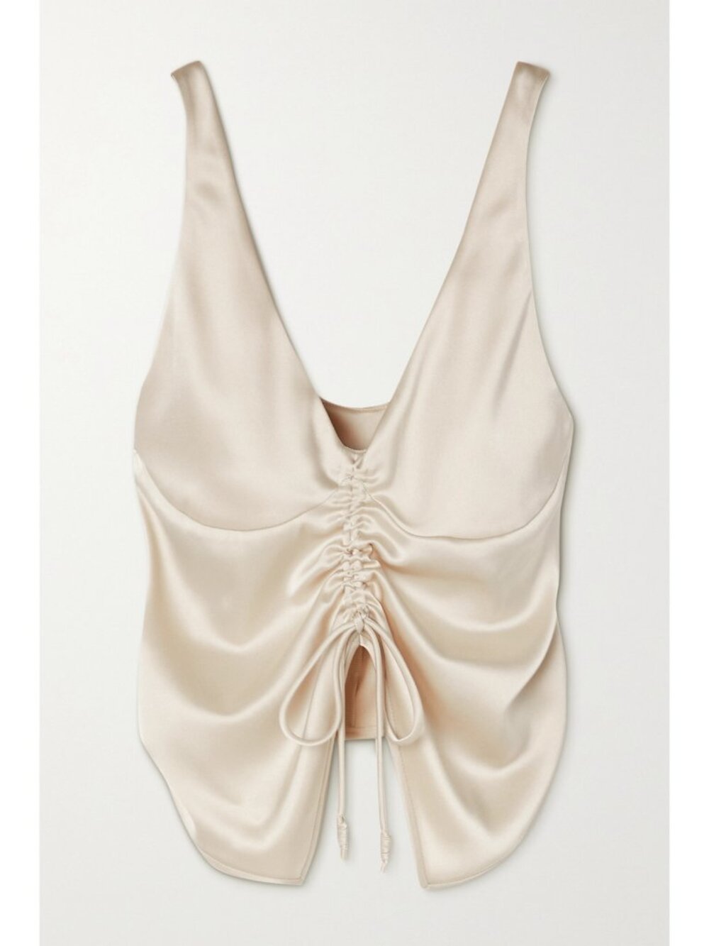 Nanushka Klara Top Champagne